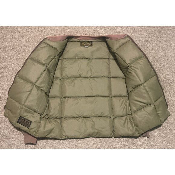 Vintage 60s 70s Small Eddie Bauer Premium Goose Down Quilted Jacket Pants Suit - Picture 3 of 16